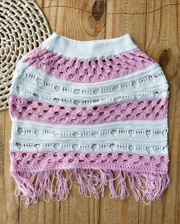Striped Crochet Skirt
